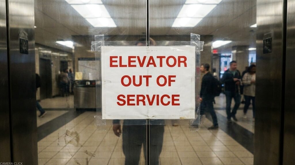 elevator out of service notice nyc sign company