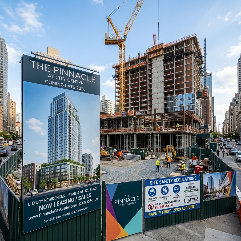 Construction and real estate signage NYC