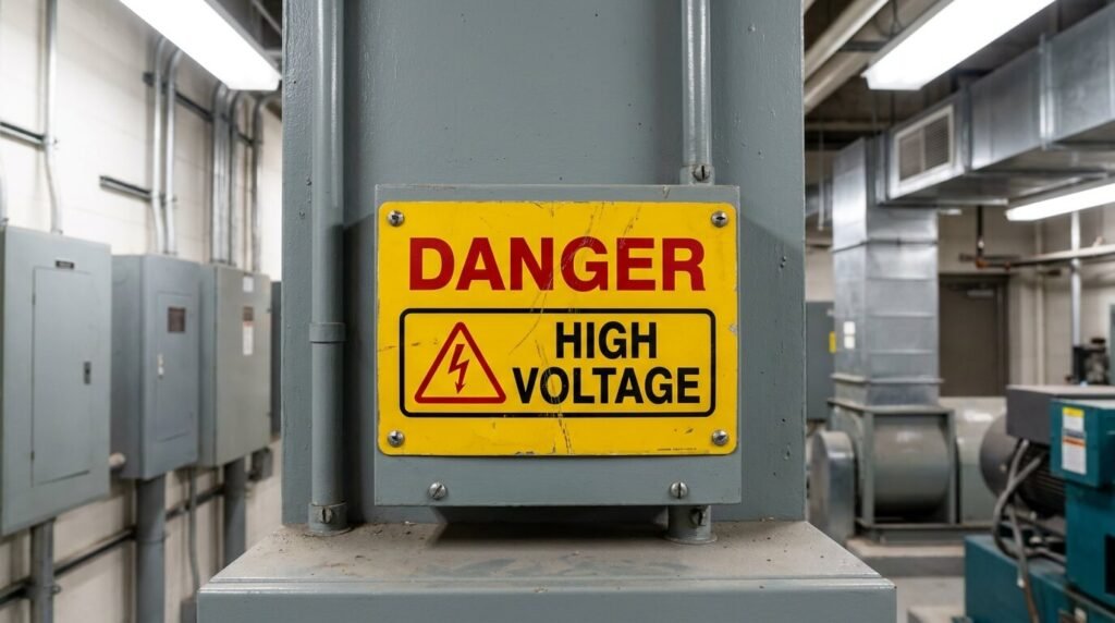 nyc danger high voltage custom sign nyc sign company