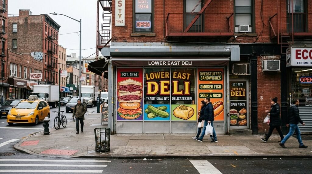 storefront window wrap signage on lower east nyc sign company