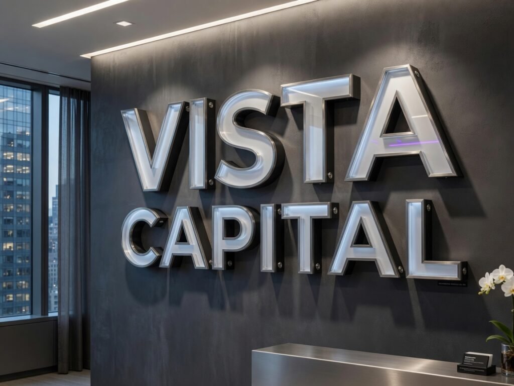 Dimensional office logo letters