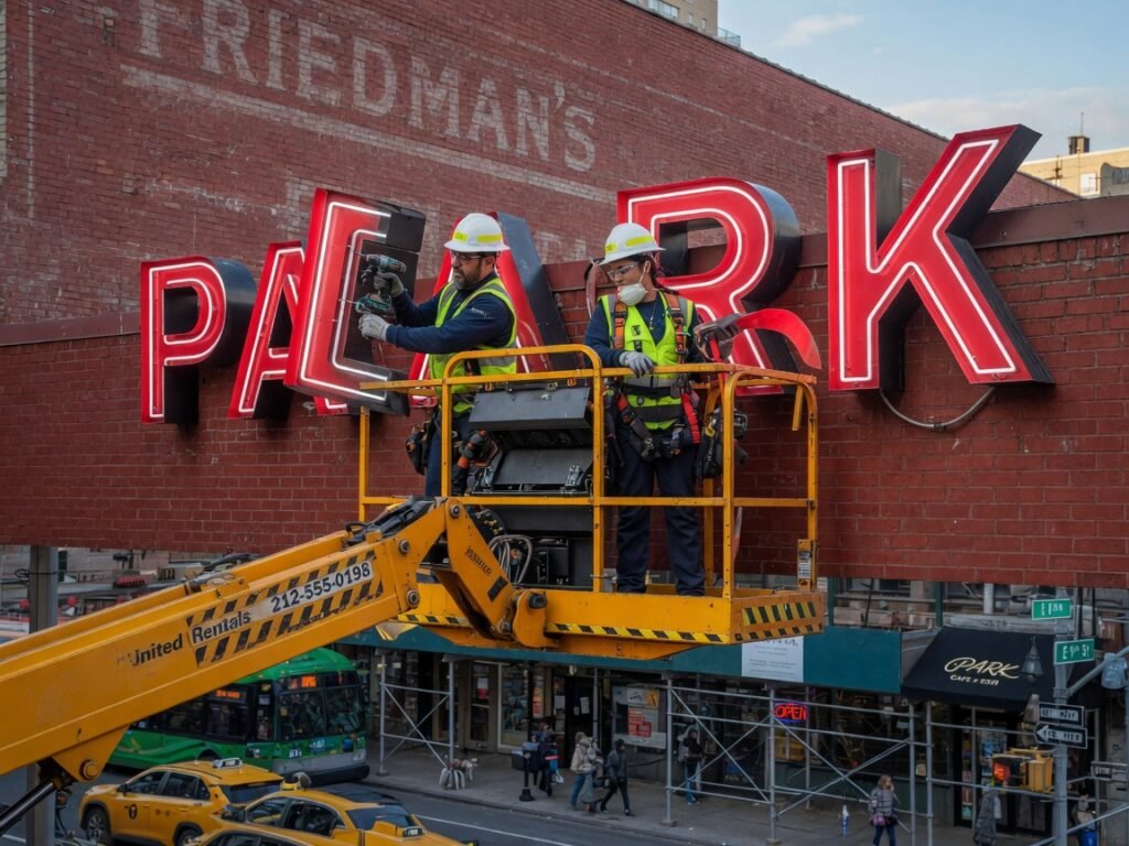 Professional graphics installation NYC