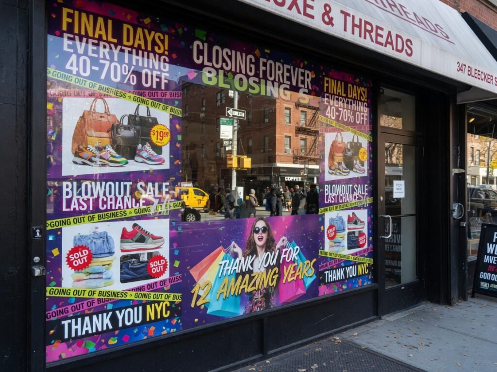Storefront vinyl wrap graphics