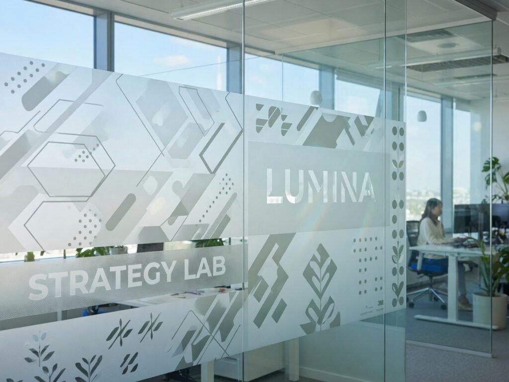 Custom window decals lettering graphics NYC